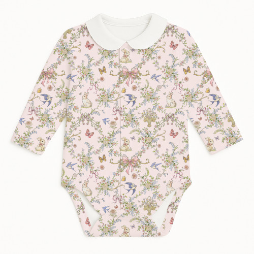 Printed Long-Sleeve Front F..
