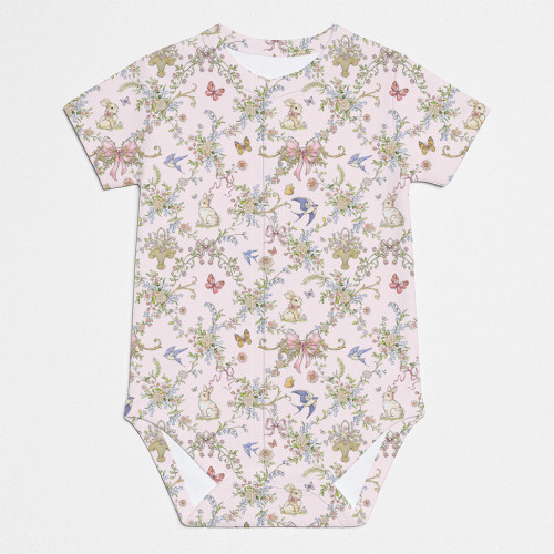 Printed Short-Sleeve Front ..