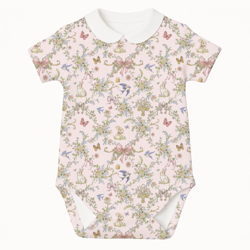 Printed Short-Sleeve Front ..