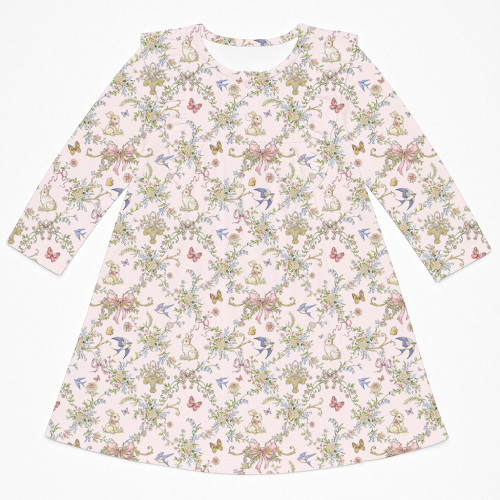 Charming Long-Sleeved Night..