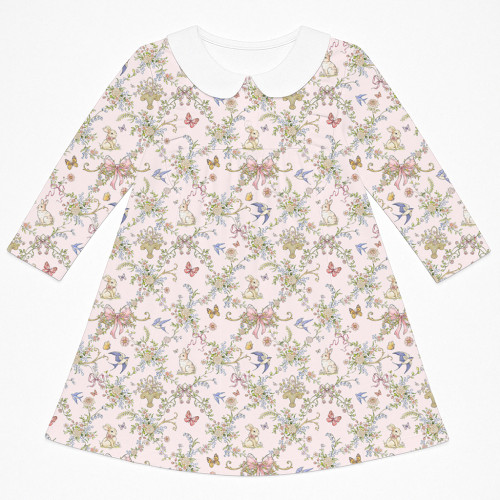 Charming Long-Sleeved Dress..