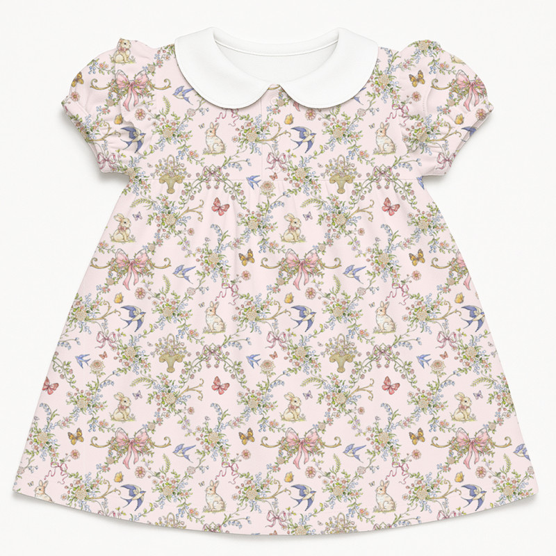 Supima Cotton Night Dress with Ruffle DR019CL PETAL