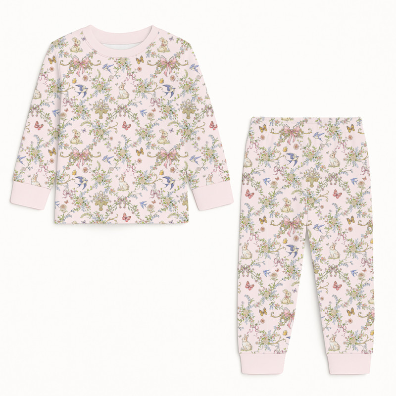 Pyjama long sleeve 100% organic pima Cotton PJ001 PETAL Pyjama long sleeve 100% organic pima Cotton PJ001 PETAL
