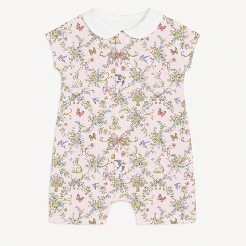 Supima Cotton Shortie with Collar R003CL PETAL Supima Cotton Shortie with Collar R003CL PETAL