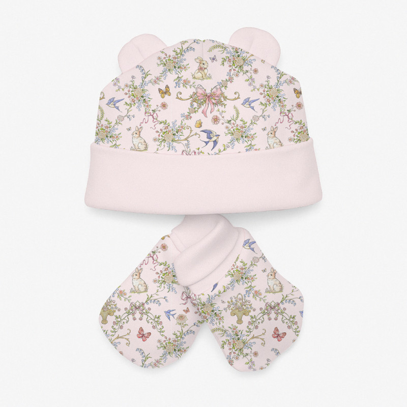 Hat and Mittens Set010 PETAL