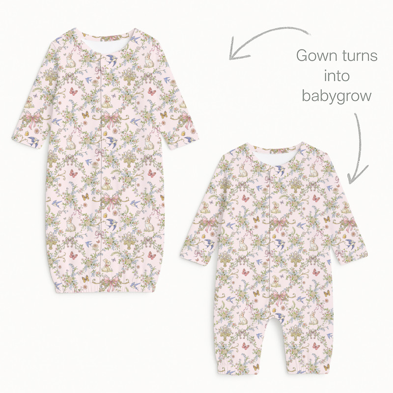 Baby converter gown TR001 PETAL Baby converter gown TR001 PETAL