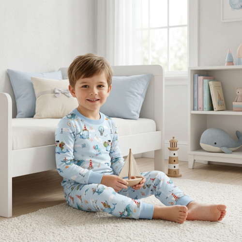 Pyjama long sleeve 100% org..