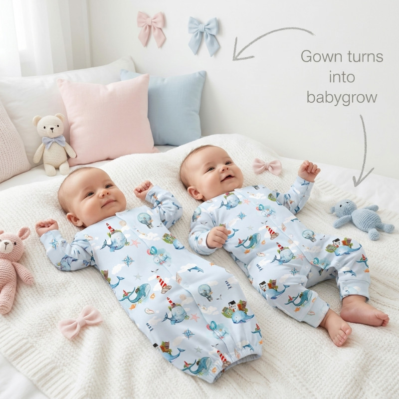 Baby converter gown TR001
