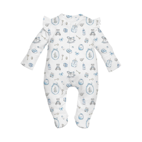 Babygrow with ruffles 100% ..