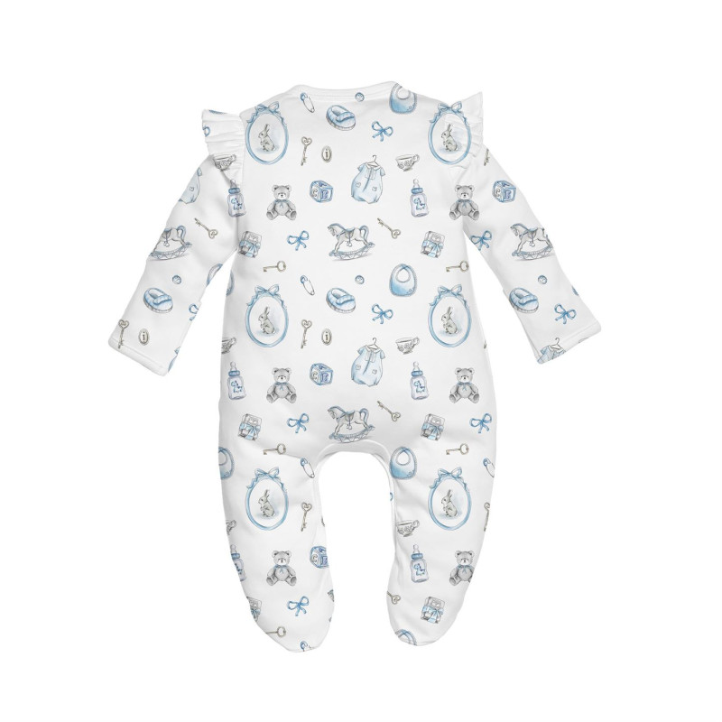 Babygrow with ruffles 100% pima cotton K065 Babygrow with ruffles 100% pima cotton K065