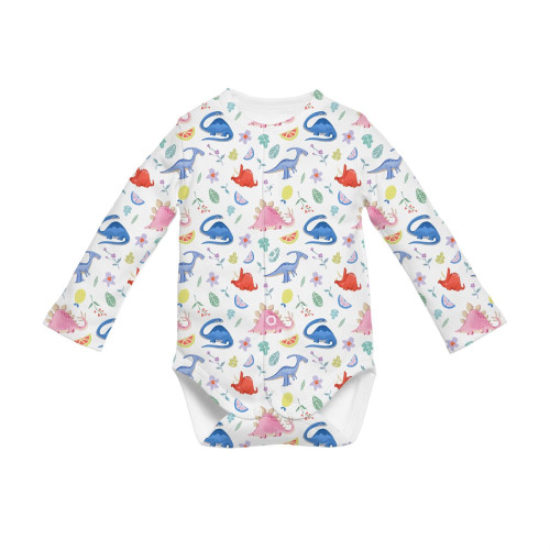 Printed Long-Sleeve Front F..