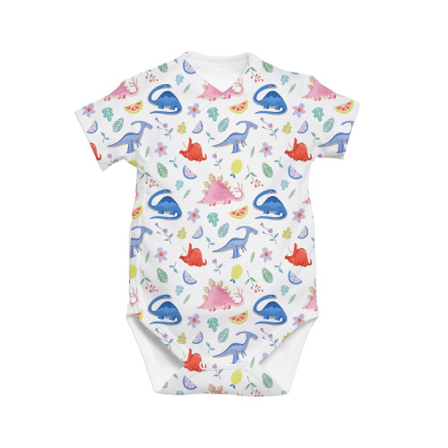 Printed Short-Sleeve Kimono..