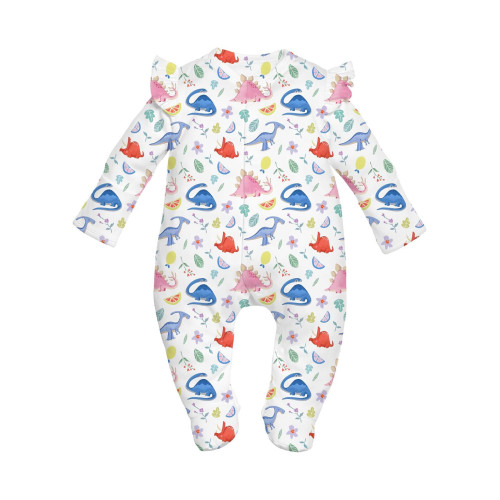 Babygrow with ruffles 100% ..