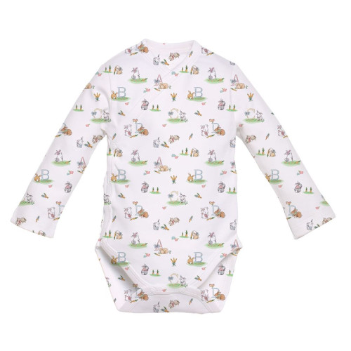 Printed Long-Sleeve Front F..