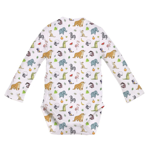 Printed Long-Sleeve Kimono ..