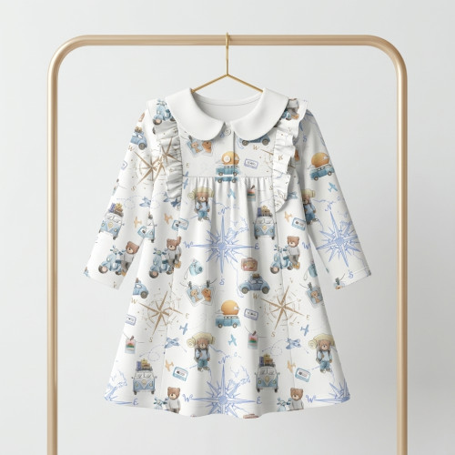 Charming Long-Sleeved Dress..