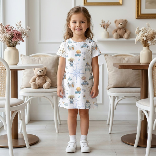 Girls’ Dress DR020 by My Li..
