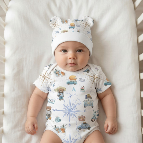 Hat with ears Supima Cotton..