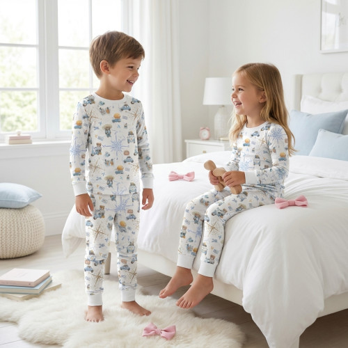 Pyjama long sleeve 100% org..