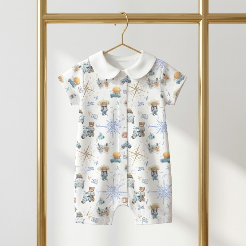 Supima Cotton Shortie with Collar R003CL VOYAGE Supima Cotton Shortie with Collar R003CL VOYAGE