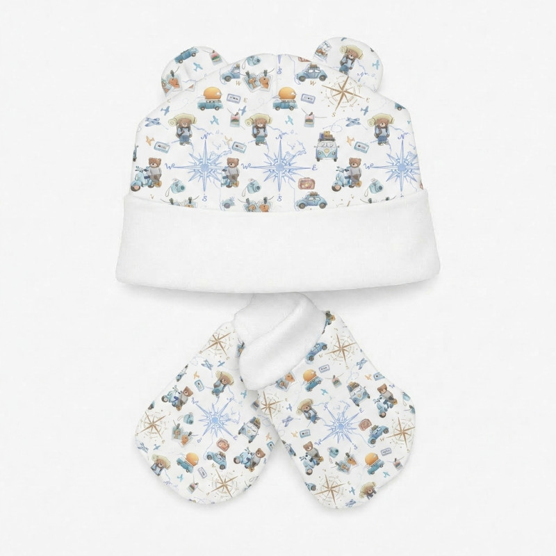 Hat and Mittens Set010 VOYAGE Hat and Mittens Set010 VOYAGE