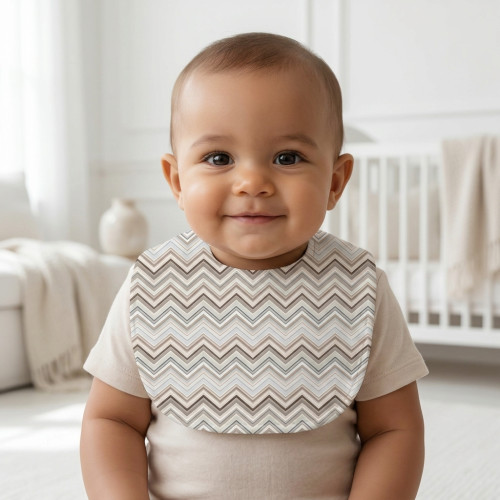 Baby Bib with Picot Trim BI..