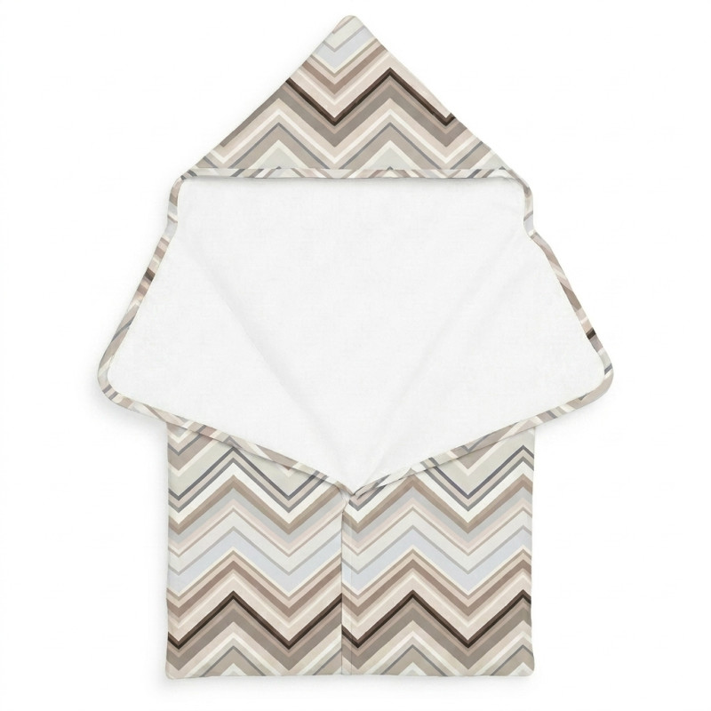 Charming Babynest C001 Zig Zag Chocolate Charming Babynest C001 Zig Zag Chocolate