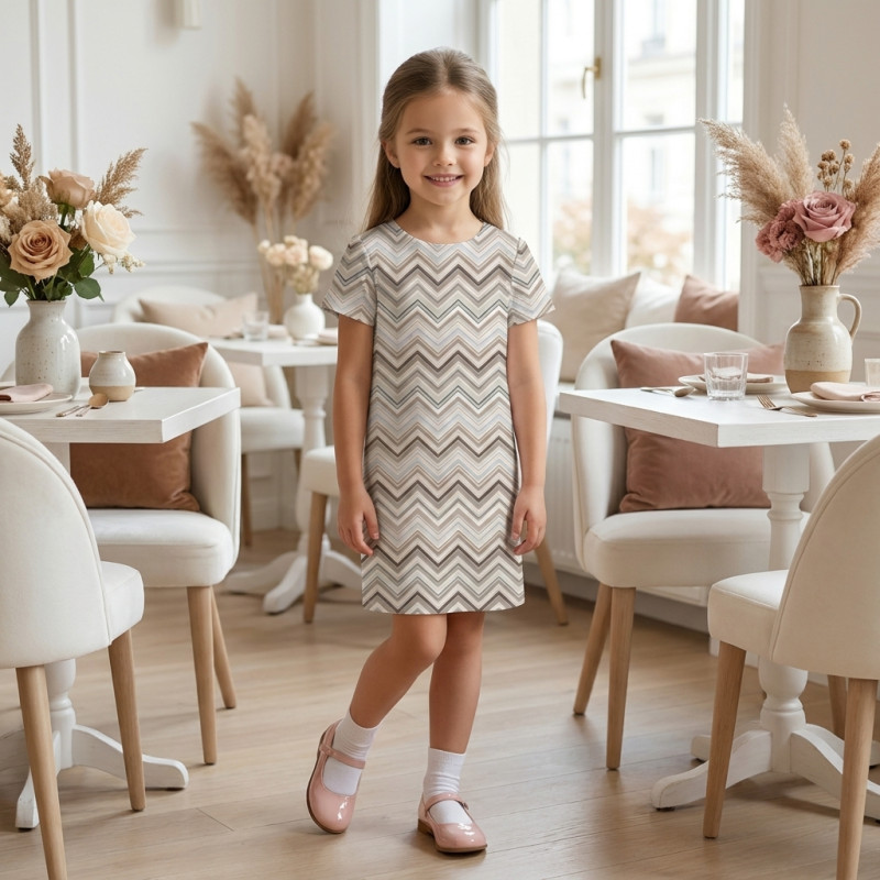 Girls’ Dress DR020 by My Little Pie