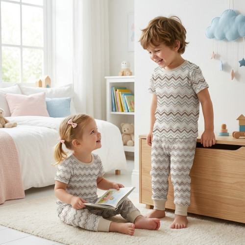 Patterned Supima Cotton Pyj..