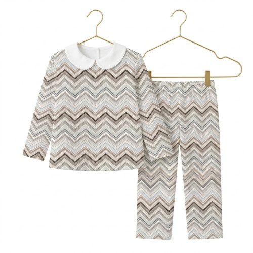 Pyjama long sleeve with col..