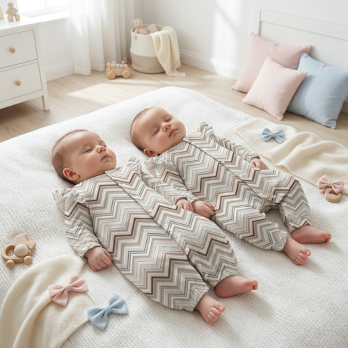 Baby converter gown with ru..
