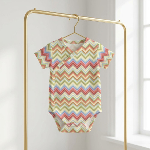 Printed Short-Sleeve Kimono..