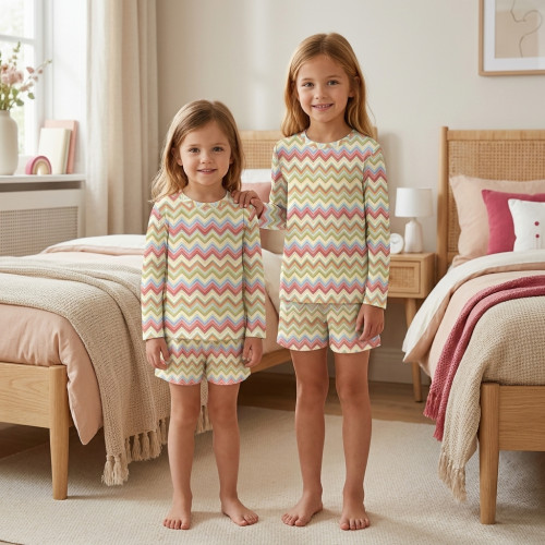 Printed Supima Cotton Top a..