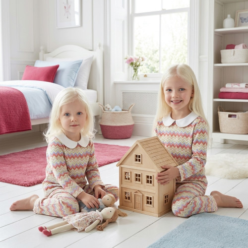 Pyjama long sleeve with col..