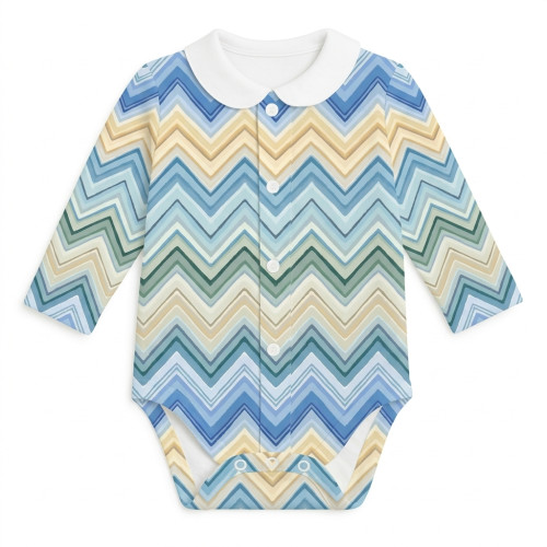 Printed Long-Sleeve Front F..