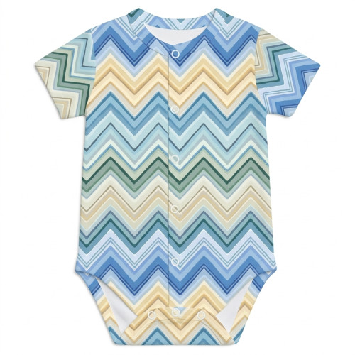 Printed Short-Sleeve Front ..