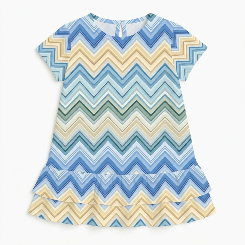 Supima Cotton Night Dress with Ruffle DR002 ZIG ZAG JEANS