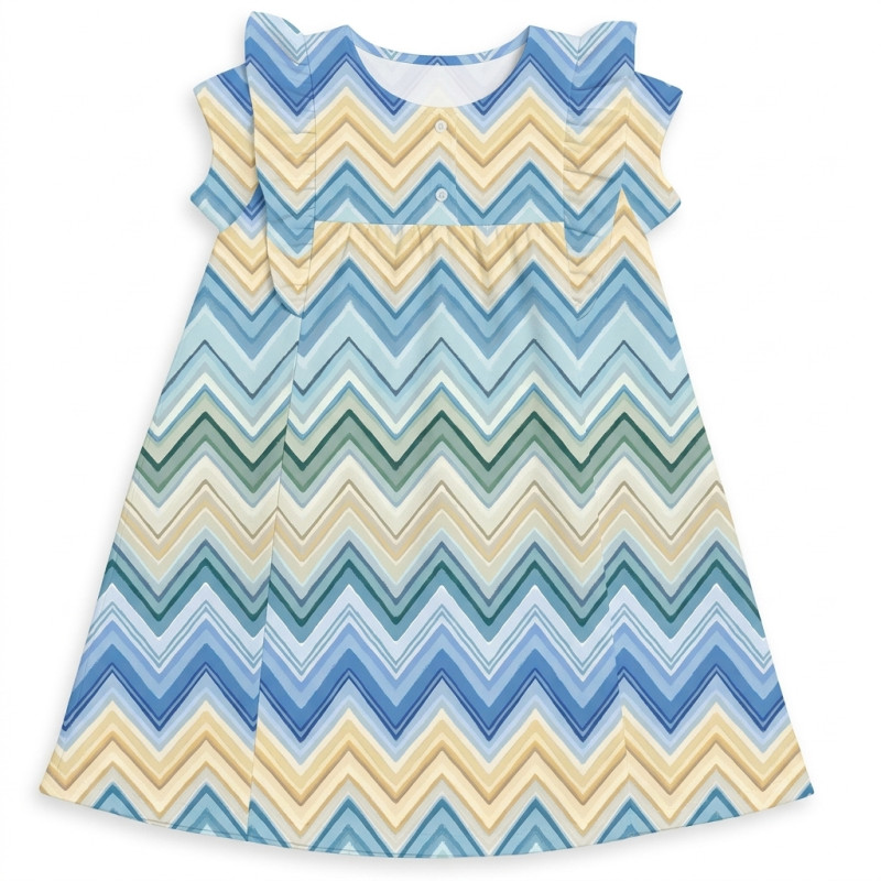 Supima Cotton Night Dress with Ruffle DR018 ZIG ZAG JEANS
