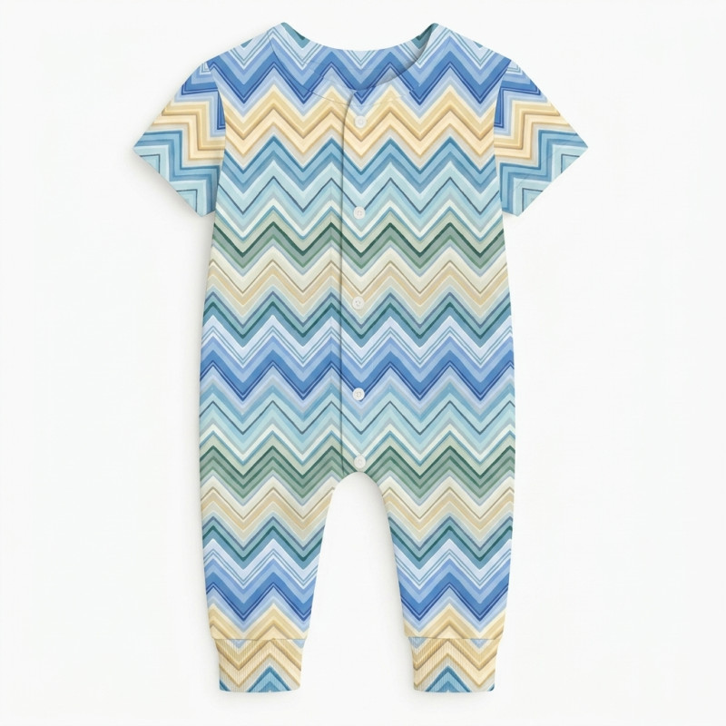 Long sleeve Romper for baby K060 ZIG ZAG JEANS Long sleeve Romper for baby K060 ZIG ZAG JEANS