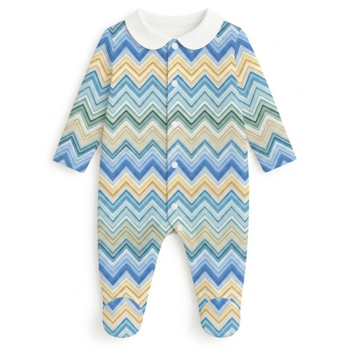 Babygrow with collar 100% p..