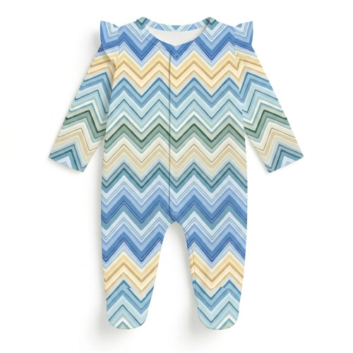 Babygrow with ruffles 100% ..