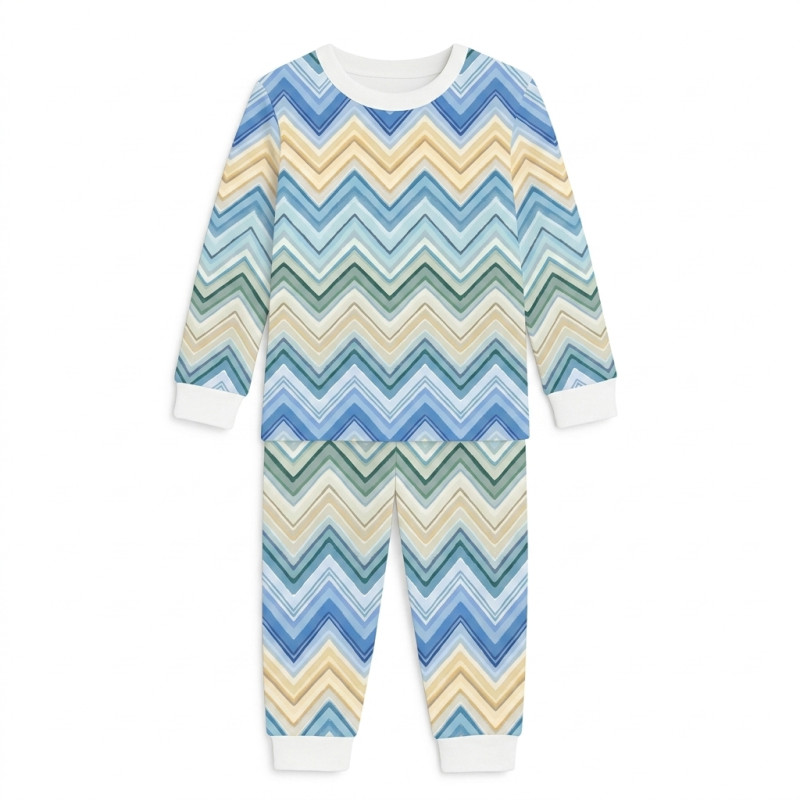 Pyjama long sleeve 100% organic pima Cotton PJ001 ZIG ZAG JEANS Pyjama long sleeve 100% organic pima Cotton PJ001 ZIG ZAG JEANS