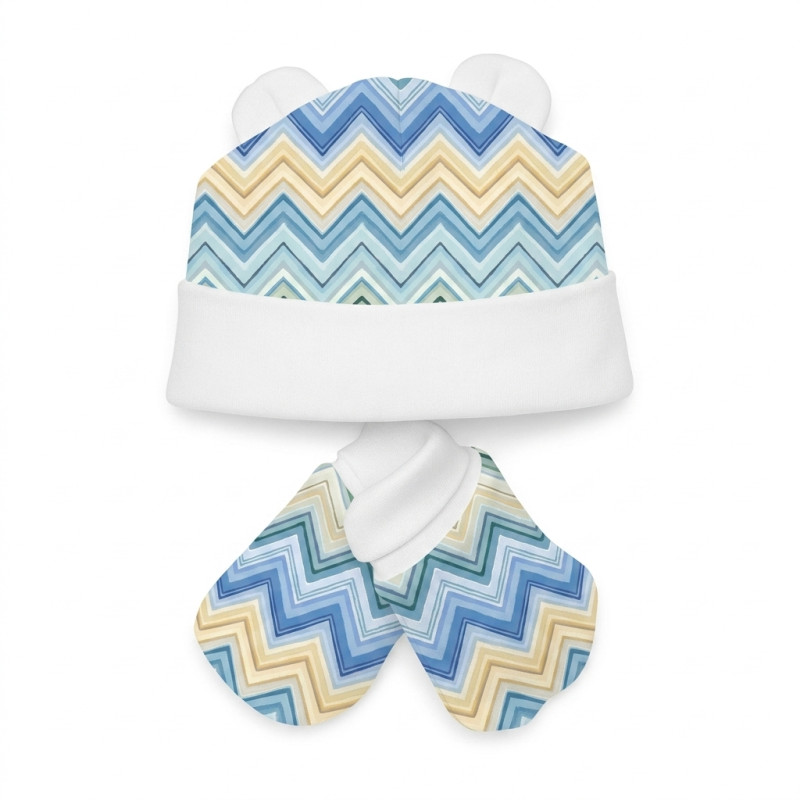 Hat and Mittens Set010 ZIG ZAG JEANS Hat and Mittens Set010 ZIG ZAG JEANS