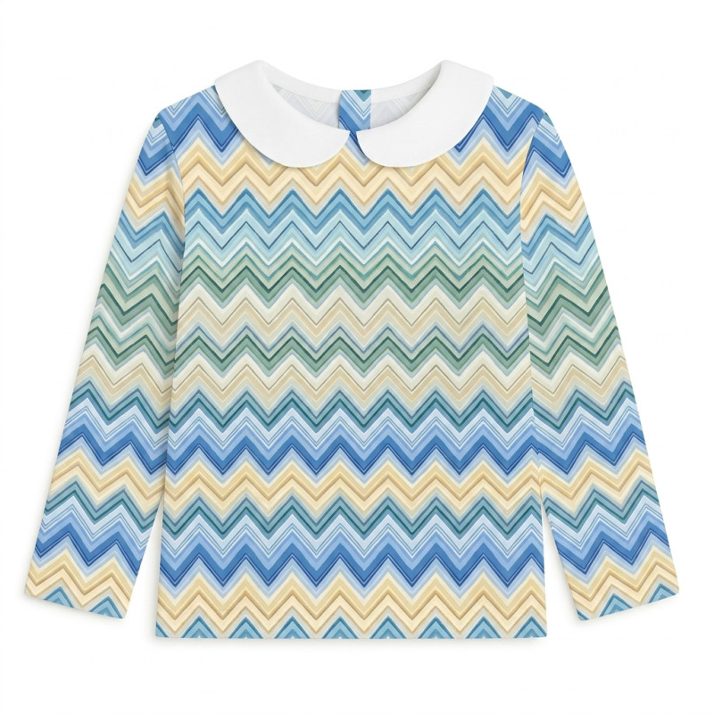 Long Sleeve T-shirt for Boys and Girls з комiрцем TSH002CL ZIG ZAG JEANS Long Sleeve T-shirt for Boys and Girls з комiрцем TSH002CL ZIG ZAG JEANS