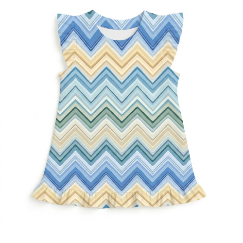 Frill Trim Sleeveless Top f..