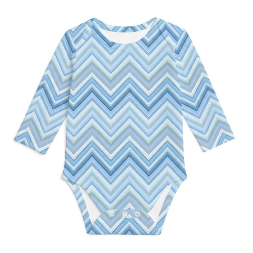 Printed Long-Sleeved Bodyve..