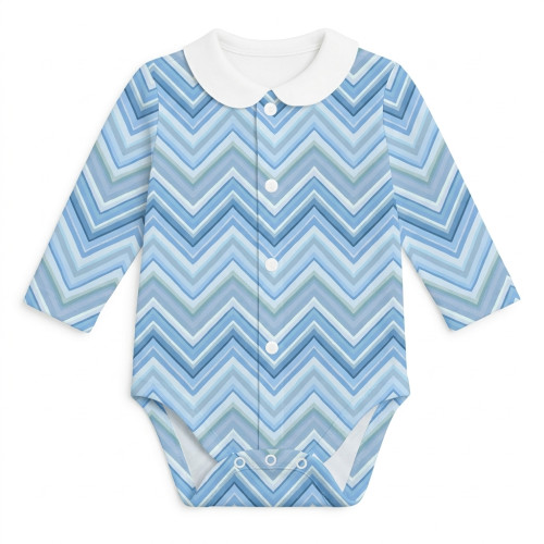 Printed Long-Sleeve Front F..