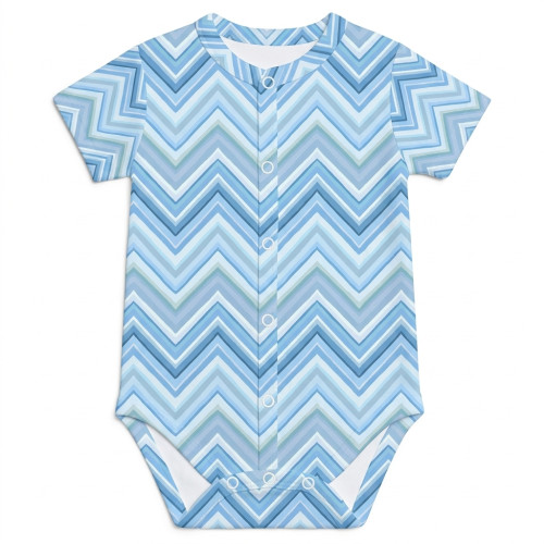Printed Short-Sleeve Front ..