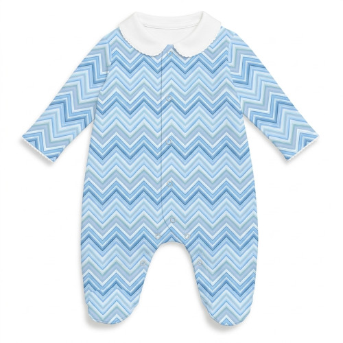 Babygrow with collar 100% p..