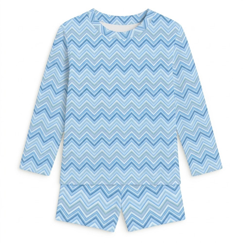 Printed Supima Cotton Top a..
